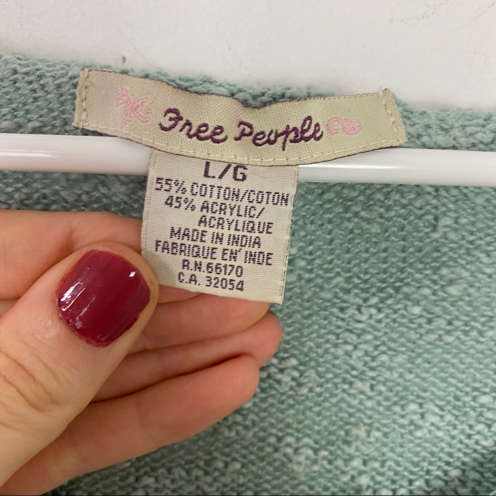 Free People Vintage 90s Embroider Pullover Sweater - Picture 9 of 12
